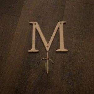 Monogram “M” hook